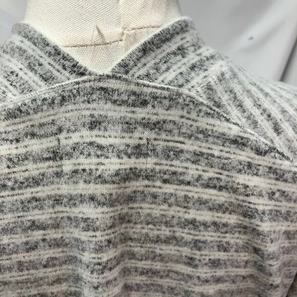 Lou & Grey‎ V-Neck Striped Sweater Dress Womens Small Tunic Casual Soft Relaxed - Picture 7 of 16